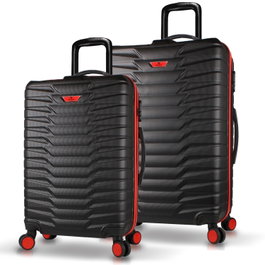 Zoozie Bags Juego de Maletas Premium de 2 Piezas Negro